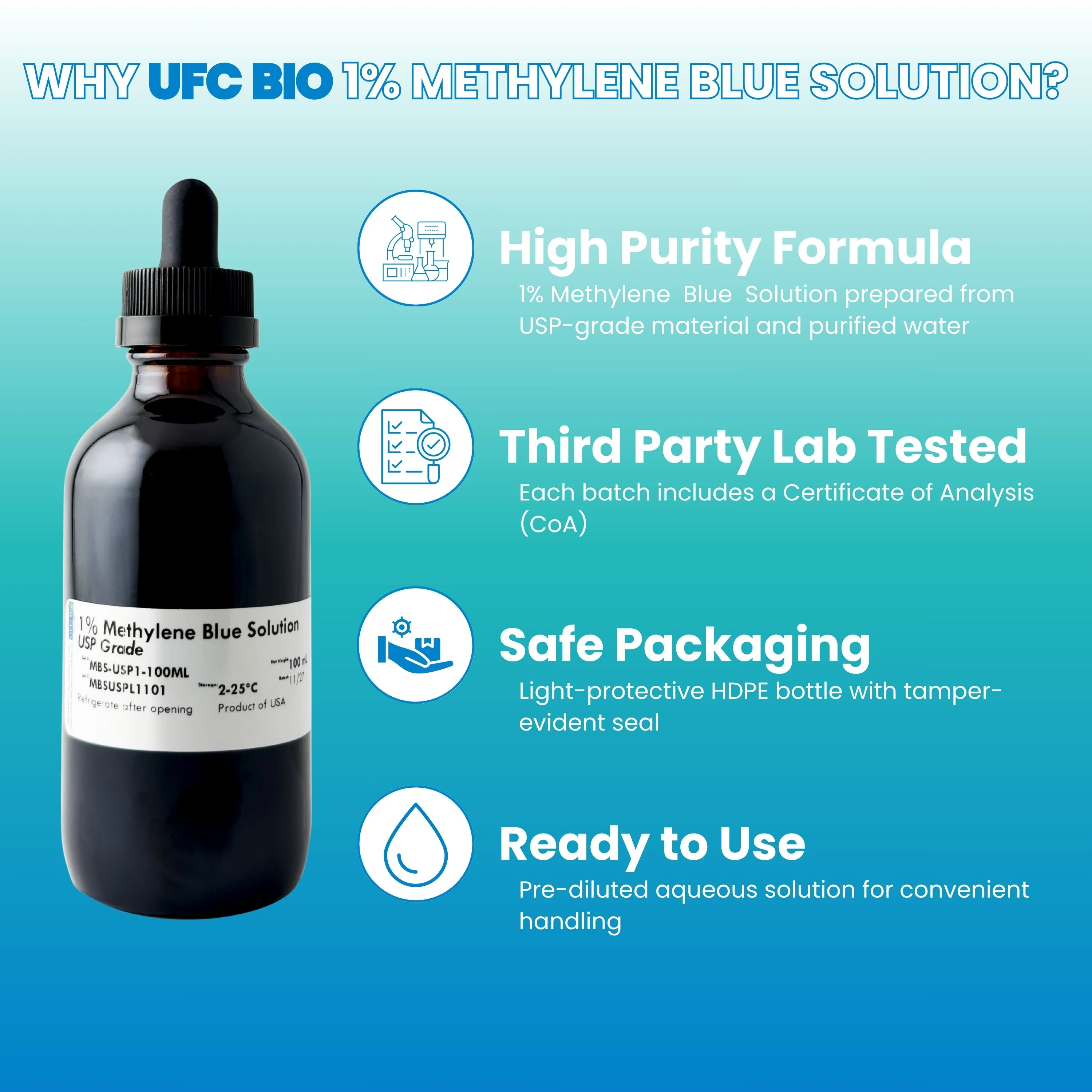 Methylene Blue USP 1% Solution - Image 7
