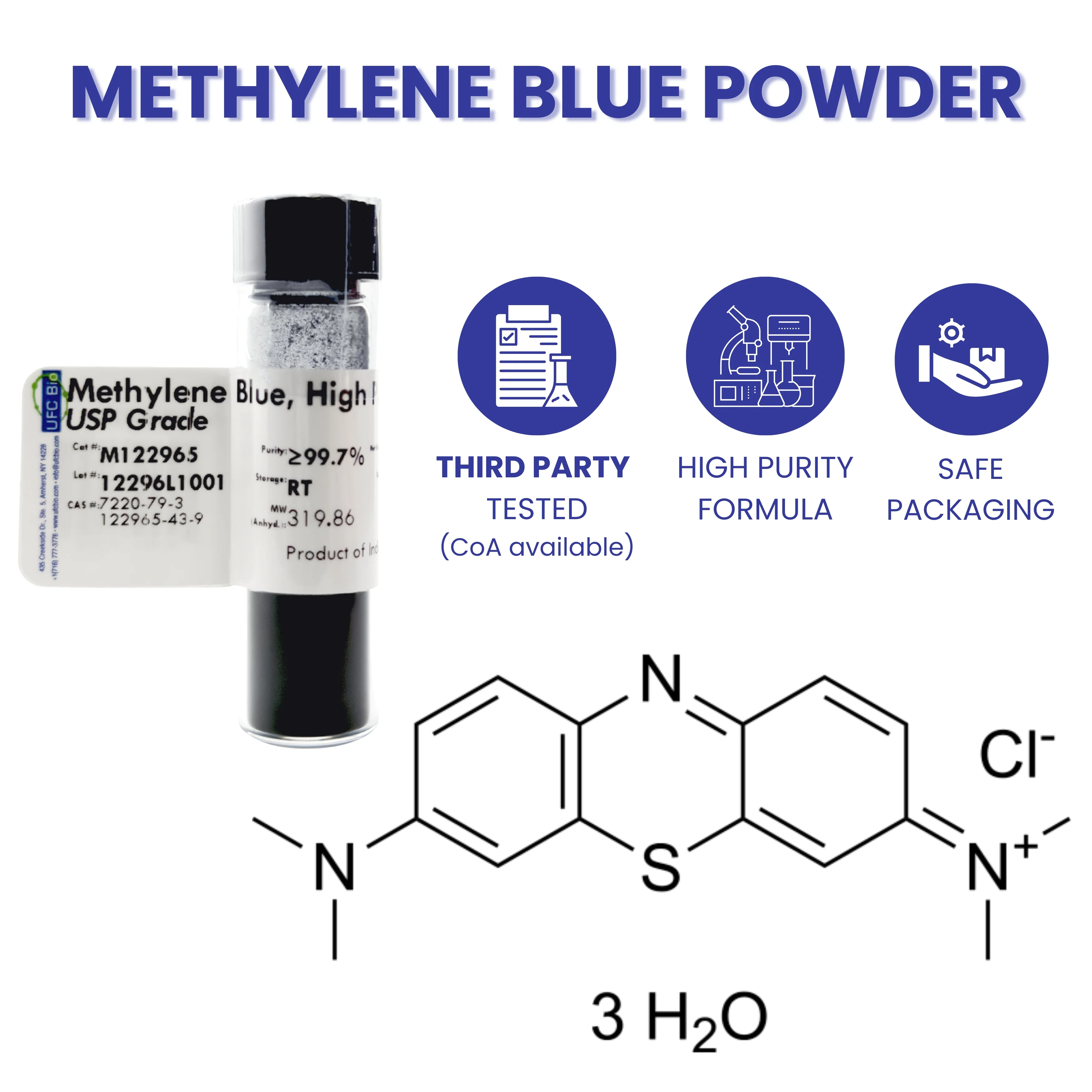 Methylene Blue Powder, USP/Pharma Grade - Image 6