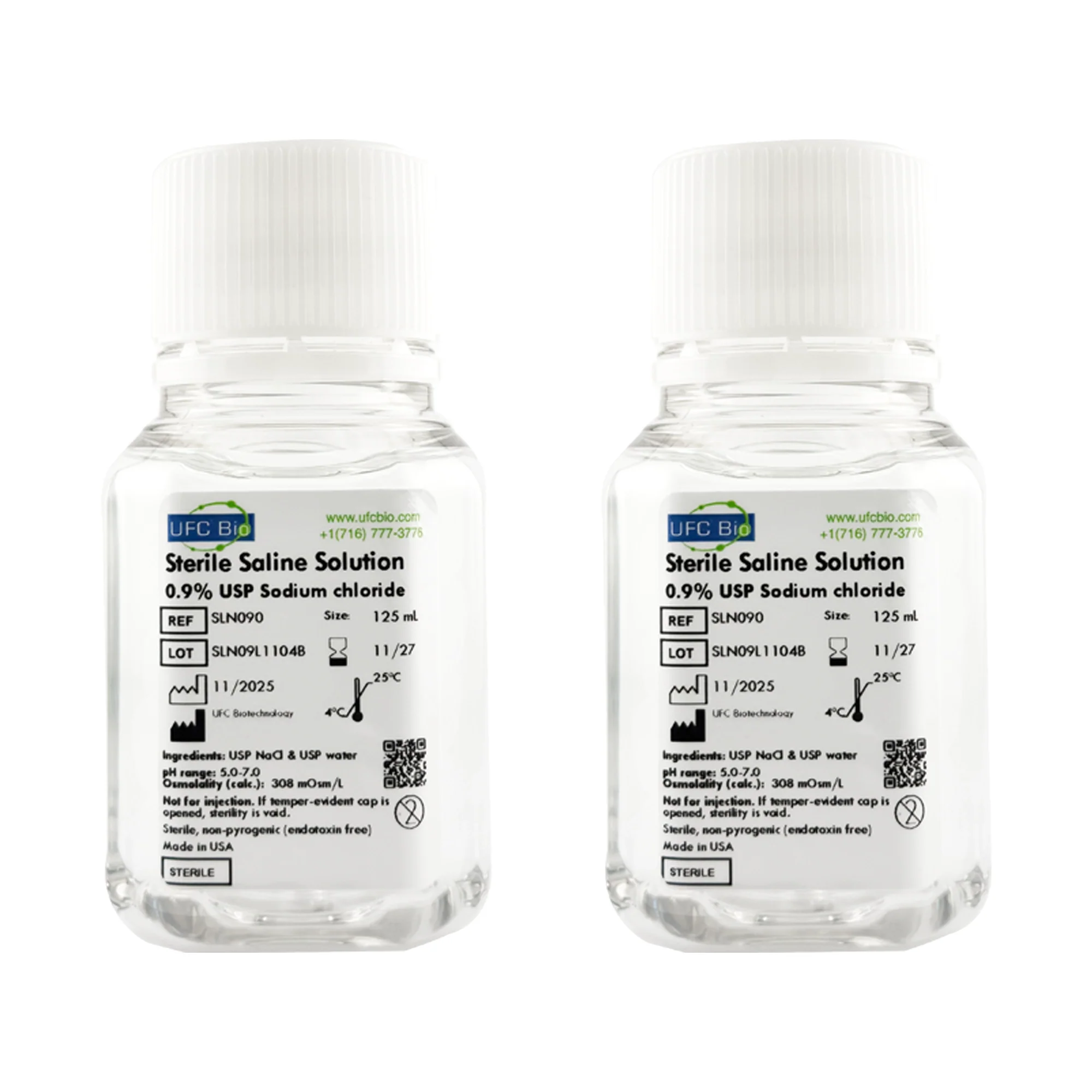 Sterile Saline Solution, 0.9% - USP Grade - RNase/DNase Free - Image 10