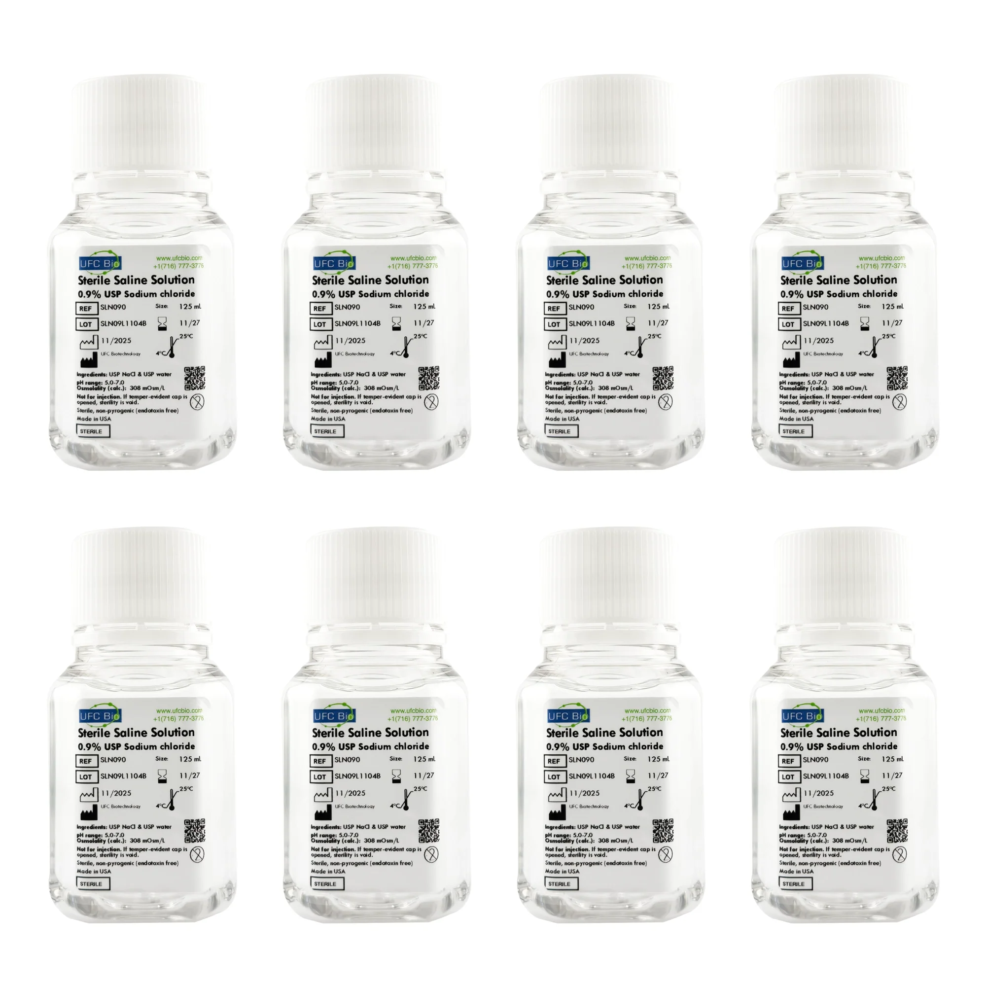 Sterile Saline Solution, 0.9% - USP Grade - RNase/DNase Free - Image 12