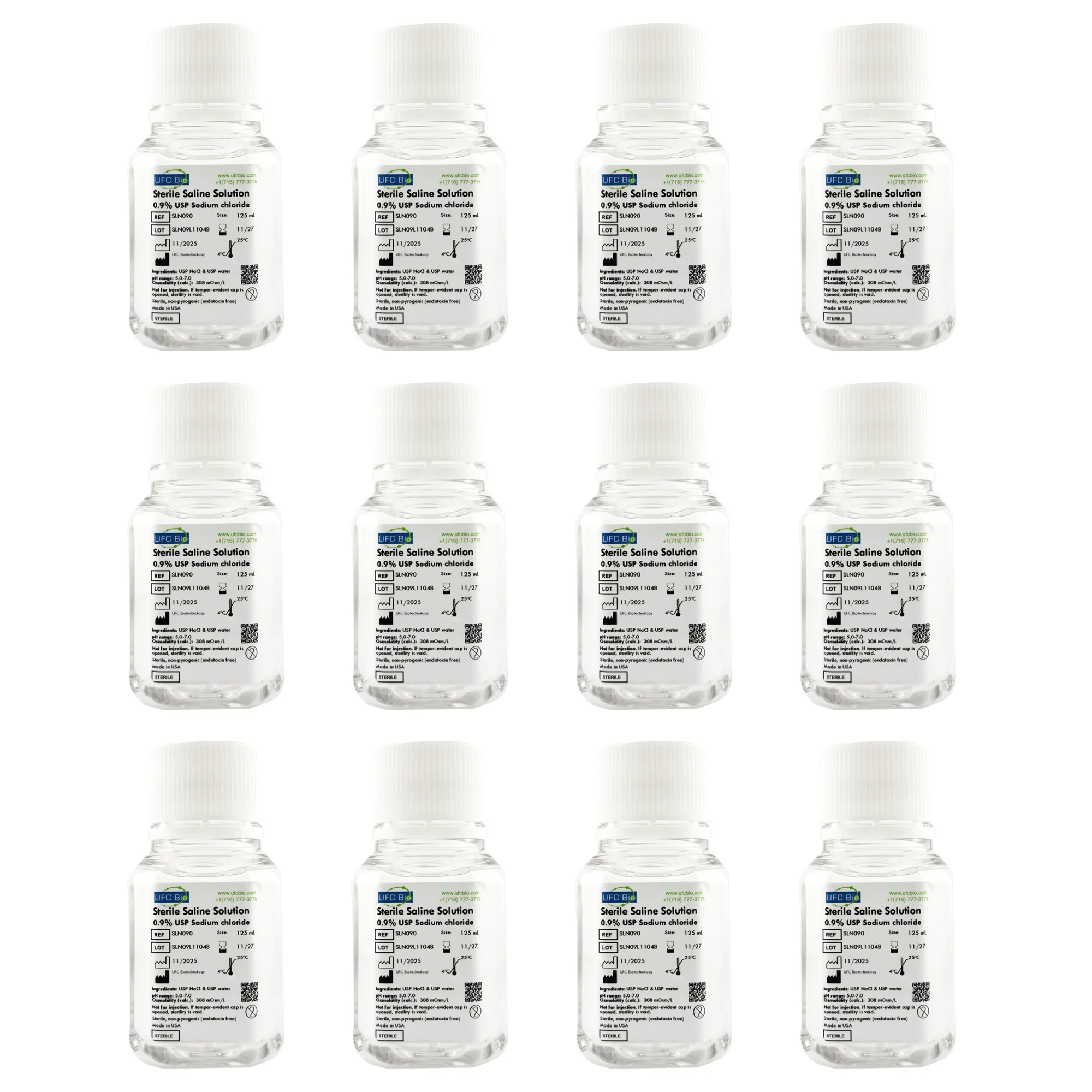 Sterile Saline Solution, 0.9% - USP Grade - RNase/DNase Free - Image 13
