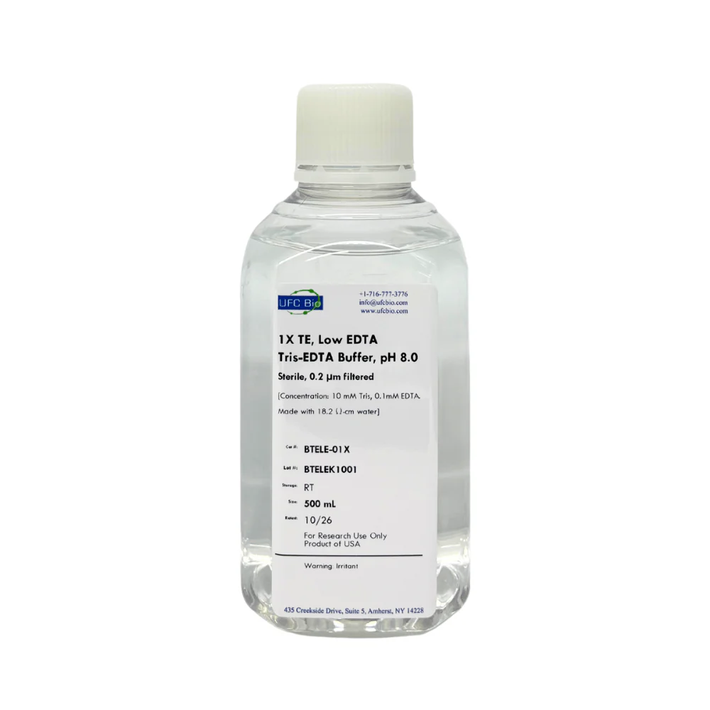 TE Buffer, low EDTA, pH 8.0, 500mL